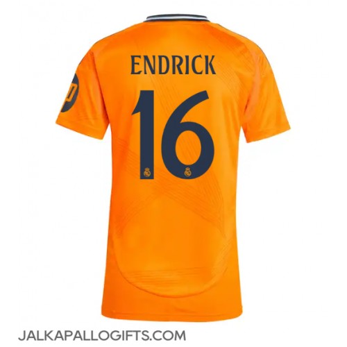 Real Madrid Endrick #16 Vieraspaita Naiset 2024-25 Lyhythihainen